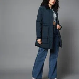 fort collins Women Regular Fit Padded Longline Jacket-picture-50