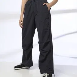 Women Straight Fit Parachute Pants-image-54