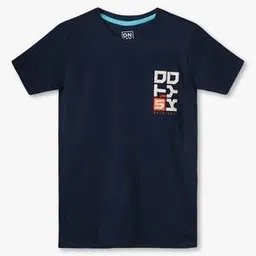 yb dnmx for trends select Boys Typographic Print Relaxed Fit Round-Neck T-Shirt-picture-19