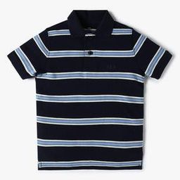 gap kids Striped Short-Sleeve Polo Neck Logo T-Shirt-picture-16