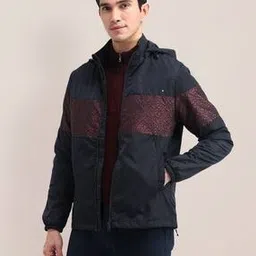 u.s. polo assn. Men Colourblock Regular Fit Hooded Jacket-picture-17