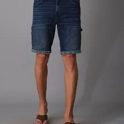 rookies Men Slim Fit Denim Shorts with Insert Pockets-picture-45