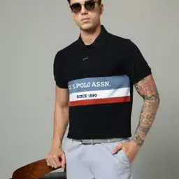 u.s. polo assn. Men Brand Embroidered Slim Fit Polo T-Shirt-picture-19