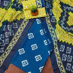 anand Women Block Print 3-Piece Unstitched Dress Material-picture-17