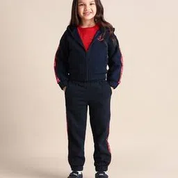 u.s. polo assn. Girls Printed Joggers with Elasticated Waist-picture-29