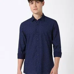 peter england Men Printed Slim Fit Shirt-picture-47