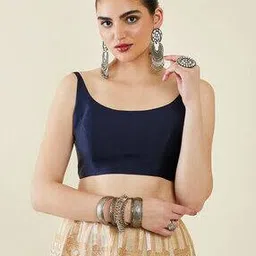 soch Round-Neck Back-Open Blouse-picture-15