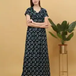 sweet dreams Women Floral Nighti-picture-50