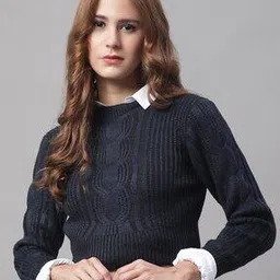 nobarr Striped Round-Neck Pullover-picture-32