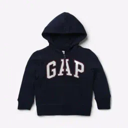 gap Zip-Front Hoodie with Brand Print image 1