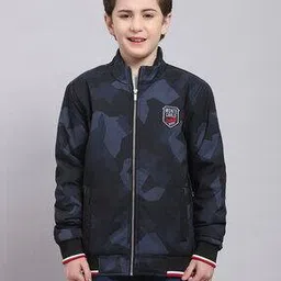 monte carlo Boys Camouflage Print Regular Fit Jacket-picture-12