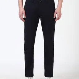 Men Skinny Fit Flat-Front Trousers-image-33