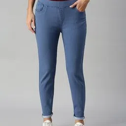 demoza Women Skinny Fit Jeggings with Elasticated Waist-picture-42