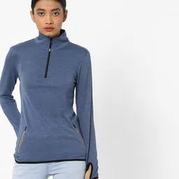 teamspirit High-Neck Sweatshirt with Thumbhole Cuffs-picture-43