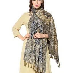 Viscose Wrap Paisley Stole-image-65