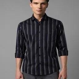 louis philippe Men Striped Slim Fit Shirt-picture-16