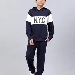 li'l tomatoes Typographic Print Regular Fit Tracksuit-picture-10