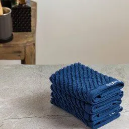 nautica Set of 4 Striped Cotton Towels 12" x 12"-picture-29