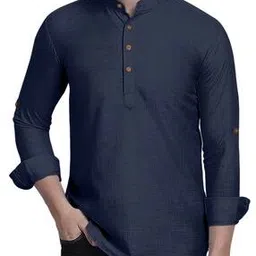 zombom Men Regular Fit Short Kurta-picture-24