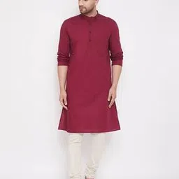 even Long Kurta with Striped Detail-picture-15