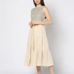fusion Women Embroidered Tiered Dress-picture-16