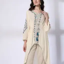 fusion Women Embroidered A-Line Dress-picture-51