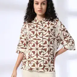 fig Women Floral Print Relaxed Fit Top-picture-48