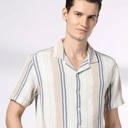 dnmx Men Striped Regular Fit Shirt-picture-11