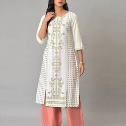 Floral Print Straight Kurta-picture-12