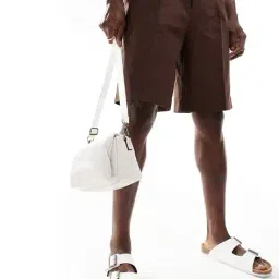 asos design Men Crossbody Bag with Adjustable Strap image 1