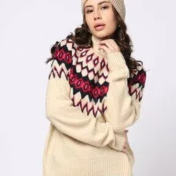 gap Full-Sleeve Mock-Neck Fair Isle Sweater-picture-36