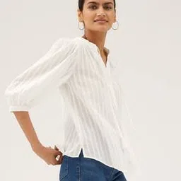 marks & spencer Striped Cotton Top-picture-40
