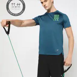performax Men Striped Regular Fit Crew-Neck T Shirt with Placemen-picture-14