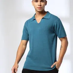 teamspirit Men Knitted Regular Fit Polo T-Shirt-picture-15