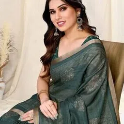 svaraa Women Printed Cotton Saree-picture-51