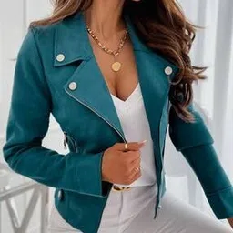 yuniqee Women Tailored Fit Zip-Front Biker Jacket-picture-15