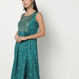 fusion Fit & Flare Dress with Gotta Patti Accent-picture-12