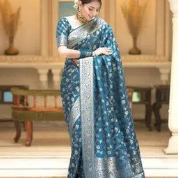 styleelite Women Woven Saree with Contrast Border-picture-53