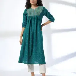 siyahi Women Printed A-Line Kurta-picture-14