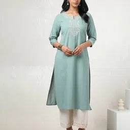 soch Women Embroidery Straight Kurta-picture-20
