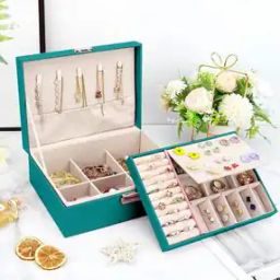 cortina eyelet curtain Leather Jewellery Organiser Box-picture-8