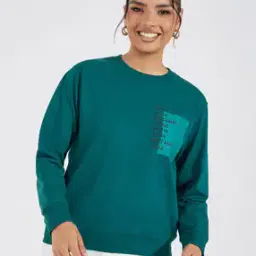 styli Women Typographic Print Pullover Sweatshirt-picture-12