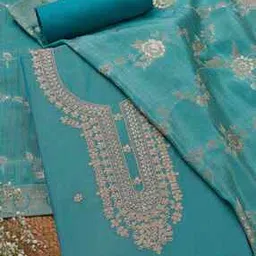 soch Women Embroidery Unstitched Dress Material-picture-53