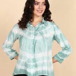 pinktribe Women Tie & Dye Relaxed Fit Shirt-picture-25