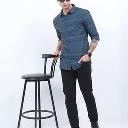 ketch Men Striped Slim Fit Shirt-picture-10