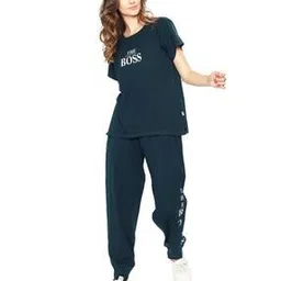 weet Women Typographic Print T-Shirt & Pyjamas Set-picture-10