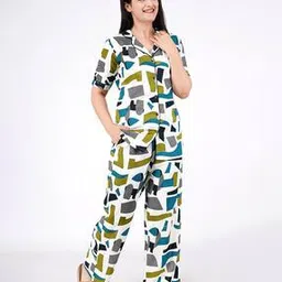 mintmarie Women Printed Nightwear Set-picture-28