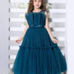 ministitch Girls Ruffles Gown Dress-picture-44