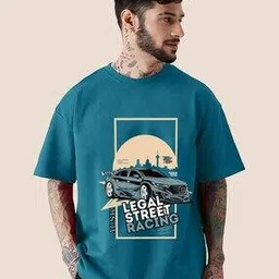 ausk Men Graphic Loose Fit T-shirt-picture-27