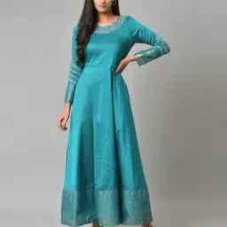 Embroidered Flared Dress-picture-33